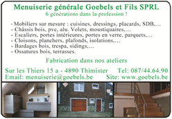 MENUISERIE GOEBELS & FILS SPRL