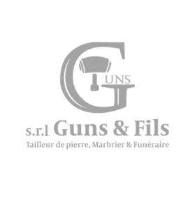 Guns et Fils - Tailleur de pierre à Gosselies. Création de plans de travail en granit, pierre bleue du Hainaut et monuments funéraires sur mesure.