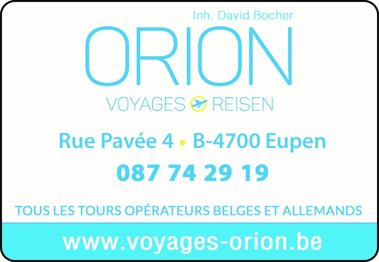VOYAGES ORION REISEN SPRL