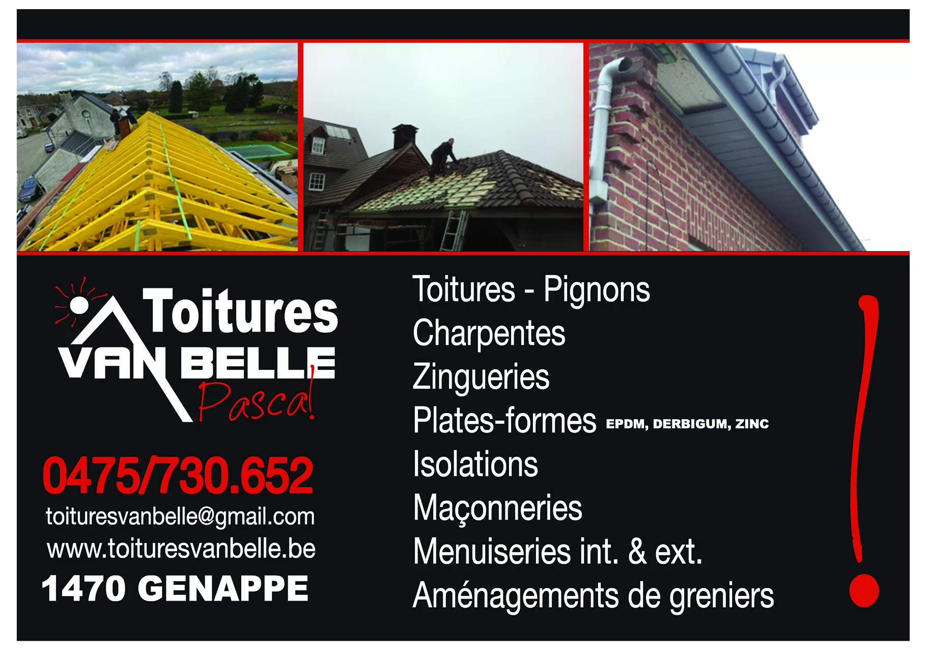 TOITURE VAN BELLE