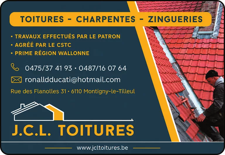 J.C.L. TOITURES SRL